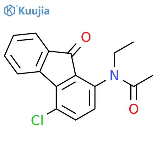 Acetamide, N-(4-chloro-9-oxo-9H-fluoren-1-yl)-N-ethyl- structure