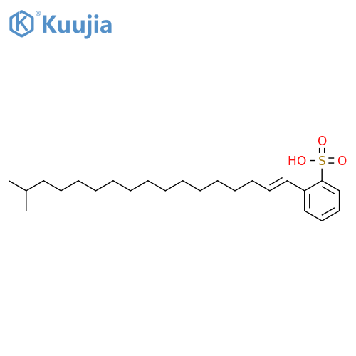 BENZENESULFONIC ACID, ISOOCTADECENYL- structure