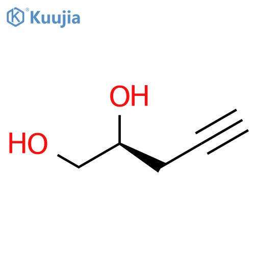 4-Pentyne-1,2-diol, (2S)- structure