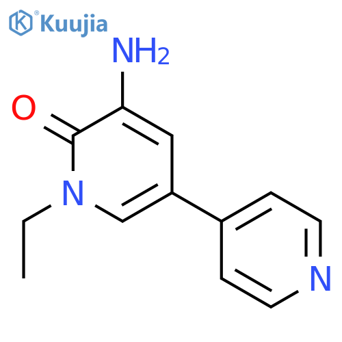 [3,4'-Bipyridin]-6(1H)-one, 5-amino-1-ethyl- structure