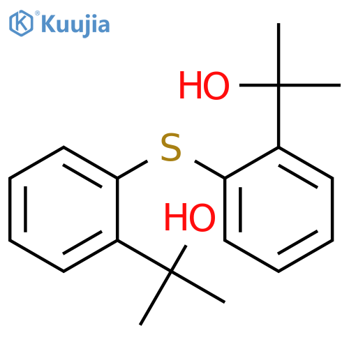 2-[2-[2-(2-hydroxypropan-2-yl)phenyl]sulfanylphenyl]propan-2-ol structure