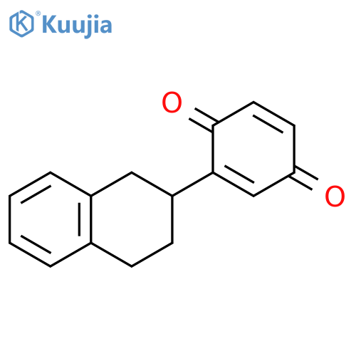 2,5-Cyclohexadiene-1,4-dione, 2-(1,2,3,4-tetrahydro-2-naphthalenyl)- structure