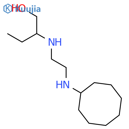 1-Butanol, 2-[[2-(cyclooctylamino)ethyl]amino]-, (2S)- structure