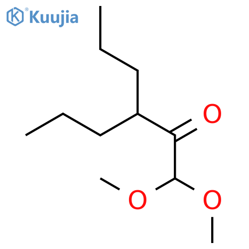 2-Hexanone, 1,1-dimethoxy-3-propyl- structure