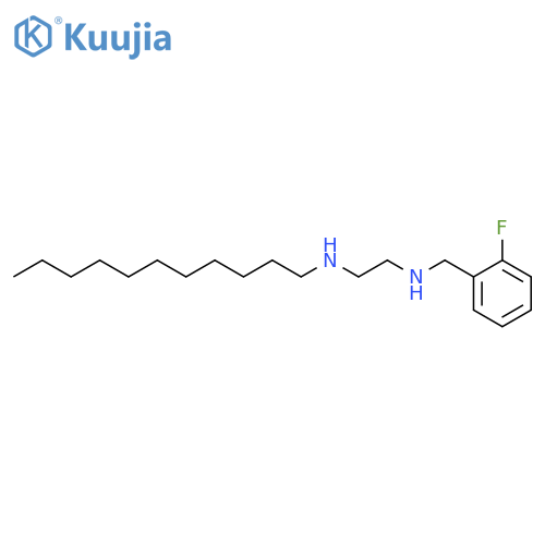 1,2-Ethanediamine, N-[(2-fluorophenyl)methyl]-N'-undecyl- structure