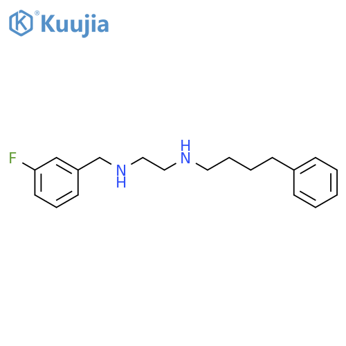 1,2-Ethanediamine, N-[(3-fluorophenyl)methyl]-N'-(4-phenylbutyl)- structure