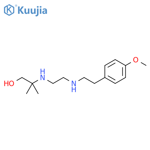 1-Propanol,2-[[2-[[2-(4-methoxyphenyl)ethyl]amino]ethyl]amino]-2-methyl- structure