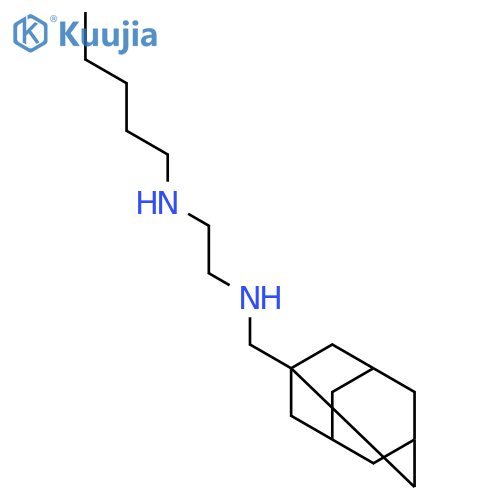 1,2-ETHANEDIAMINE, N-PENTYL-N'-(TRICYCLO[3.3.1.13,7]DEC-1-YLMETHYL)- structure
