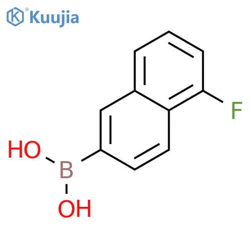 BORONIC ACID, (5-FLUORO-2-NAPHTHALENYL)- structure