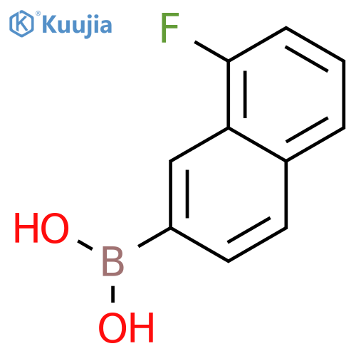 Boronic acid, (8-fluoro-2-naphthalenyl)- (9CI) structure