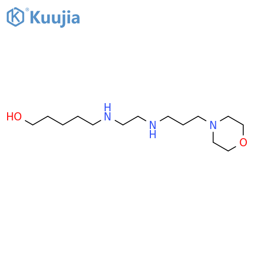 1-Pentanol, 5-[[2-[[3-(4-morpholinyl)propyl]amino]ethyl]amino]- structure