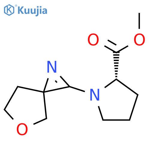 L-Proline, 1-(5-oxa-1-azaspiro[2.4]hept-1-en-2-yl)-, methyl ester structure