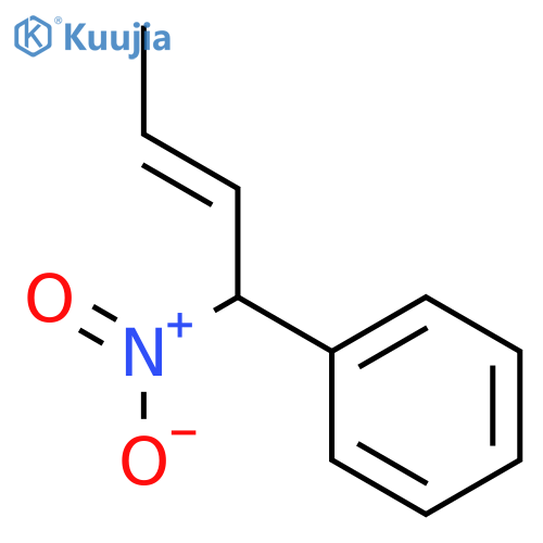 Benzene, (1-nitro-2-butenyl)- structure