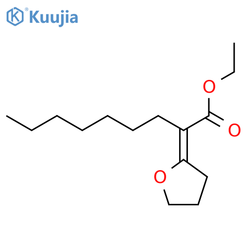 NONANOIC ACID, 2-(DIHYDRO-2(3H)-FURANYLIDENE)-, ETHYL ESTER, (2E)- structure