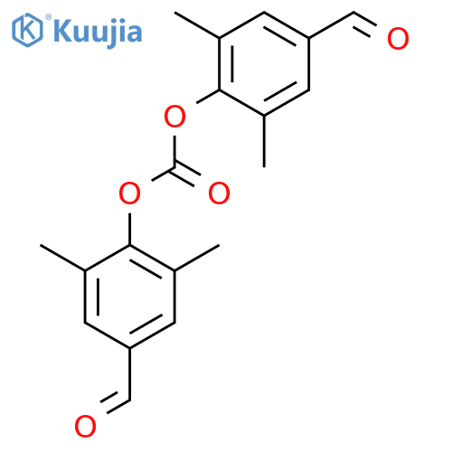 Benzaldehyde, 4,4'-[carbonylbis(oxy)]bis[3,5-dimethyl- structure