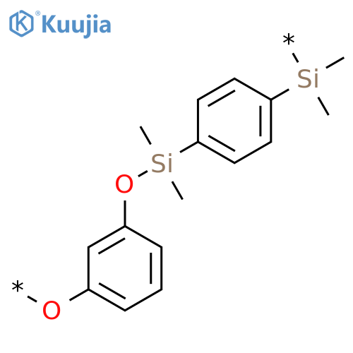 POLY[OXY-1,3-PHENYLENEOXY(DIMETHYLSILYLENE)-1,4-PHENYLENE(DIMETHYLSILYLENE)] structure