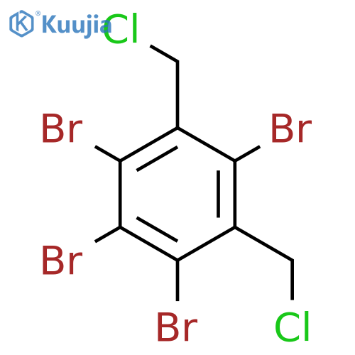 Benzene, 1,2,3,5-tetrabromo-4,6-bis(chloromethyl)- structure