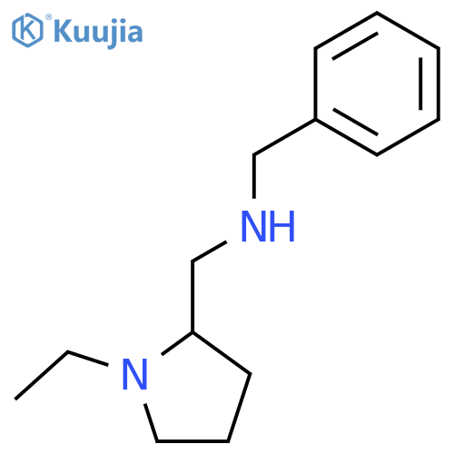 Benzyl-(1-ethyl-pyrrolidin-2-ylmethyl)-amine structure