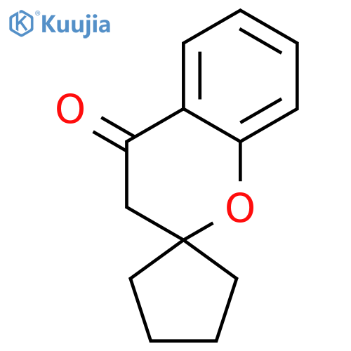 3,4-dihydrospiro1-benzopyran-2,1'-cyclopentane-4-one structure