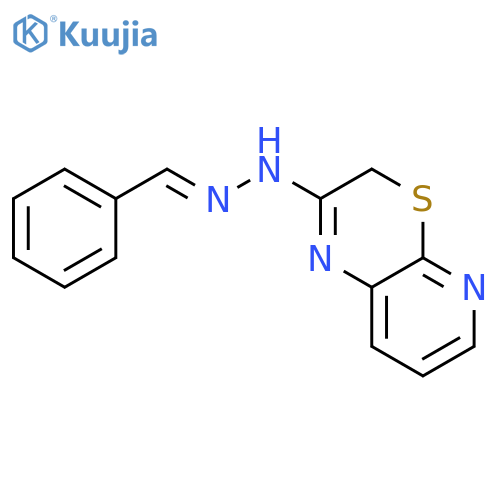 BENZALDEHYDE, 3H-PYRIDO[2,3-B][1,4]THIAZIN-2-YLHYDRAZONE structure
