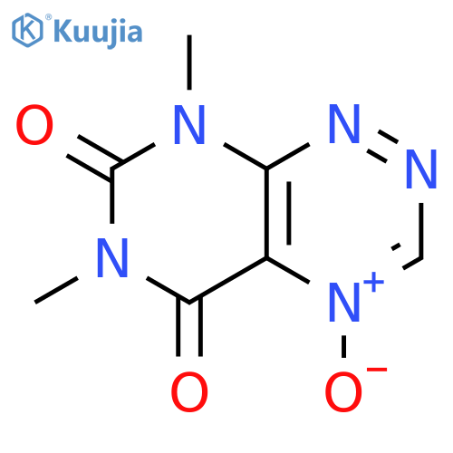 6,8-dimethylpyrimido[5,4-e][1,2,4]triazine-5,7(6H,8H)-dione 4-oxide structure