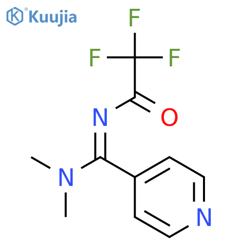Acetamide, N-[(dimethylamino)-4-pyridinylmethylene]-2,2,2-trifluoro- structure