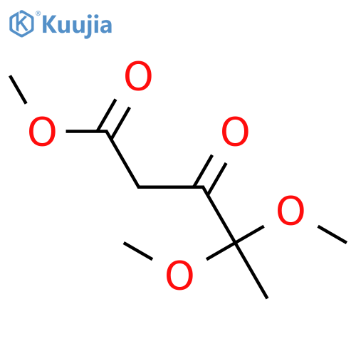 Methyl 4,4-dimethoxy-3-oxopentanoate structure