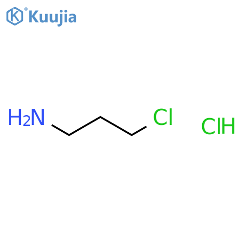 3-chloropropan-1-amine hydrochloride structure