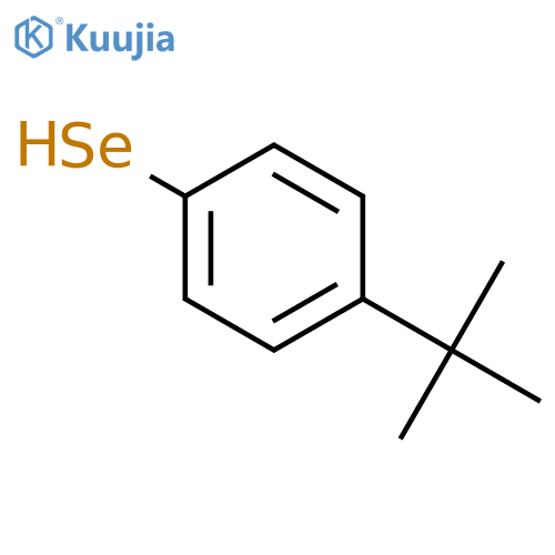 Benzeneselenol, 4-(1,1-dimethylethyl)- structure