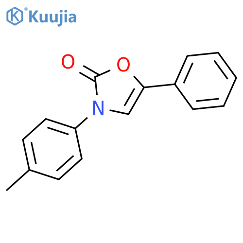 2(3H)-Oxazolone, 3-(4-methylphenyl)-5-phenyl- structure