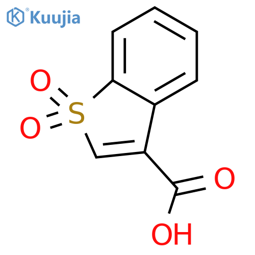 1,1-dioxo-1lambda6-benzothiophene-3-carboxylic acid structure
