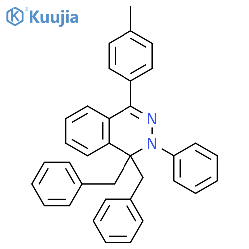 Phthalazine,1,2-dihydro-4-(4-methylphenyl)-2-phenyl-1,1-bis(phenylmethyl)- structure