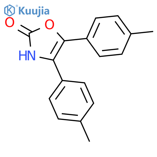 2(3H)-Oxazolone, 4,5-bis(4-methylphenyl)- structure