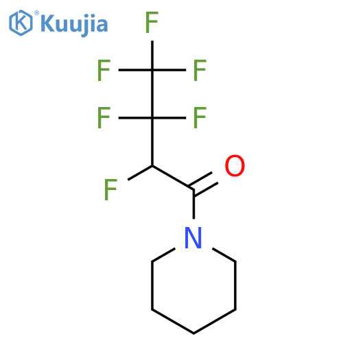 Piperidine, 1-(2,3,3,4,4,4-hexafluoro-1-oxobutyl)- structure