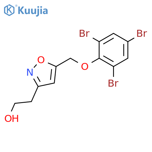 3-Isoxazoleethanol, 5-[(2,4,6-tribromophenoxy)methyl]- structure