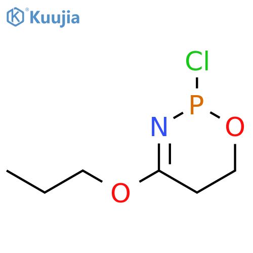 2H-1,3,2-OXAZAPHOSPHORINE, 2-CHLORO-5,6-DIHYDRO-4-PROPOXY- structure