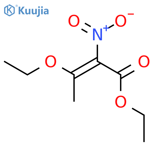 2-Butenoic acid, 3-ethoxy-2-nitro-, ethyl ester structure