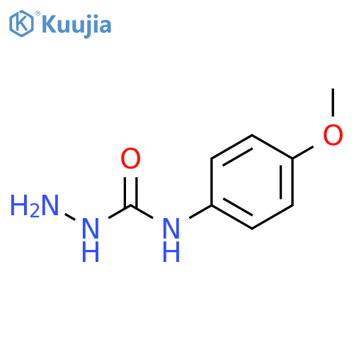 3-amino-1-(4-methoxyphenyl)urea structure