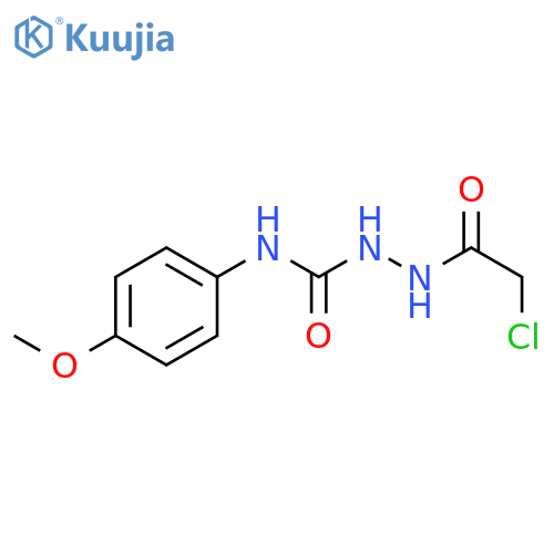 Acetic acid, chloro-, 2-[[(4-methoxyphenyl)amino]carbonyl]hydrazide structure