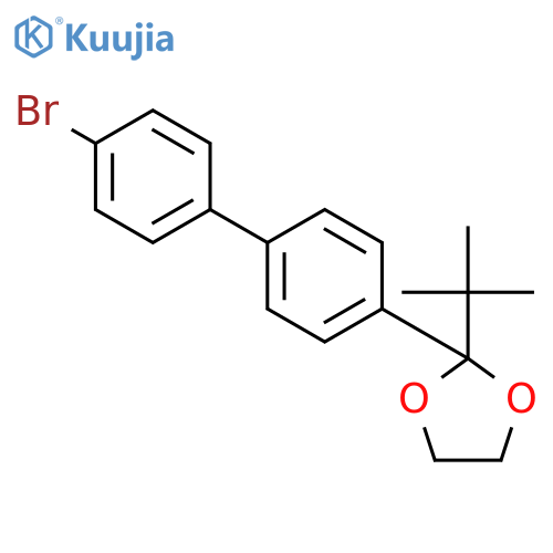 1,3-DIOXOLANE, 2-(4'-BROMO[1,1'-BIPHENYL]-4-YL)-2-(1,1-DIMETHYLETHYL)- structure