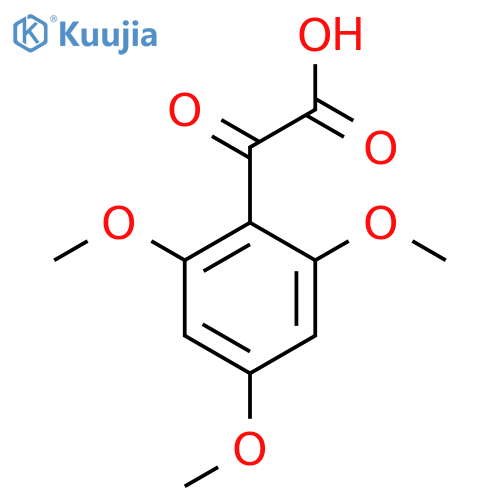 2-oxo-2-(2,4,6-trimethoxyphenyl)acetic acid structure