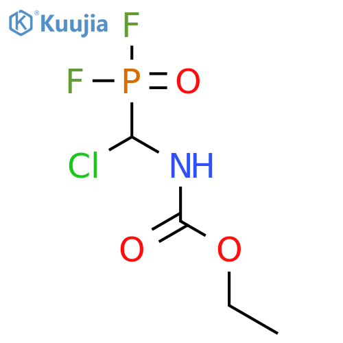 Carbamic acid, [chloro(difluorophosphinyl)methyl]-, ethyl ester structure
