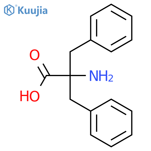 2-amino-2-benzyl-3-phenylpropanoic acid structure