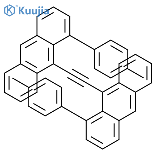 ANTHRACENE, 9,9'-(1,2-ETHYNEDIYL)BIS[1-(4-METHYLPHENYL)- structure