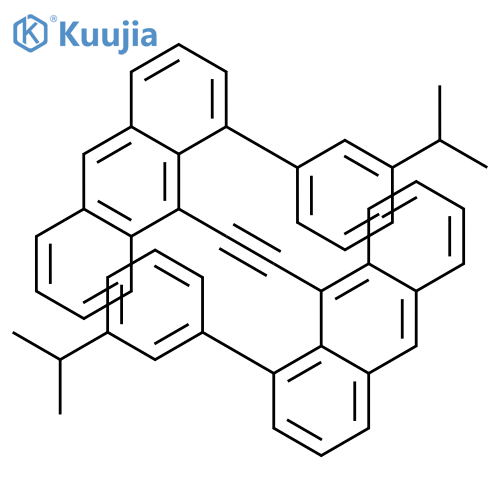 ANTHRACENE, 9,9'-(1,2-ETHYNEDIYL)BIS[1-[3-(1-METHYLETHYL)PHENYL]- structure