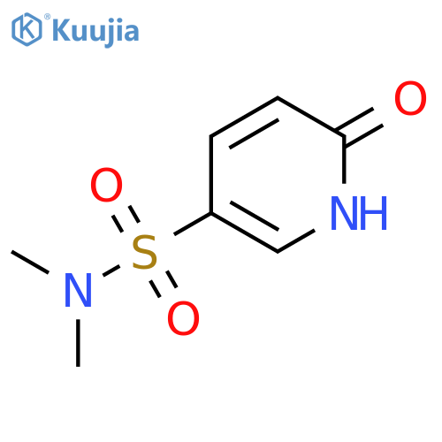 N,N-dimethyl-6-oxo-1,6-dihydropyridine-3-sulfonamide structure