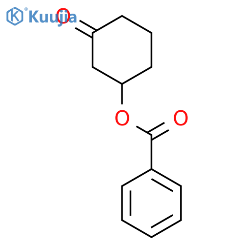 Cyclohexanone, 3-(benzoyloxy)- structure