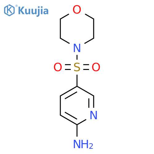 5-(morpholine-4-sulfonyl)pyridin-2-amine structure