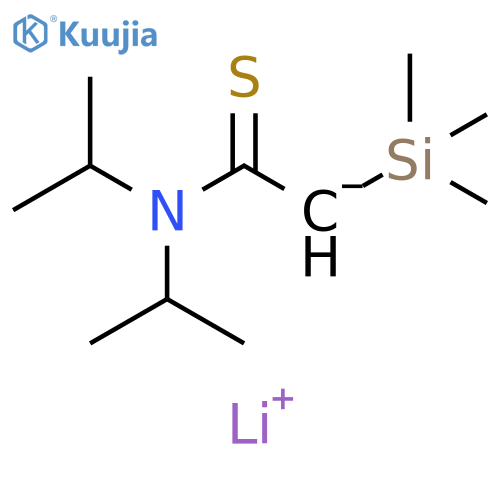 Ethanethioamide, N,N-bis(1-methylethyl)-2-(trimethylsilyl)-, ion(1-),lithium structure