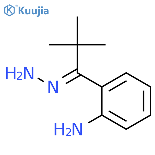 1-PROPANONE, 1-(2-AMINOPHENYL)-2,2-DIMETHYL-, HYDRAZONE structure